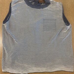 Kerisma Blue and White Striped Tank Top
